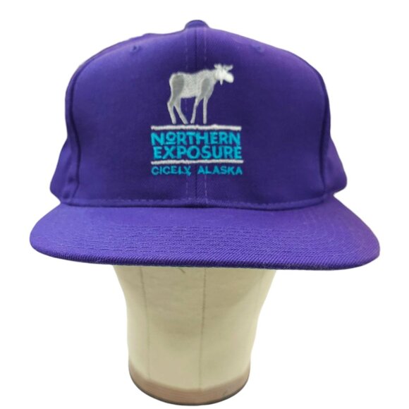 Northern Exposure TV Show Snapback Hat Vintage 1990 Yupoong Cap Trucker Baseball - Picture 10 of 14